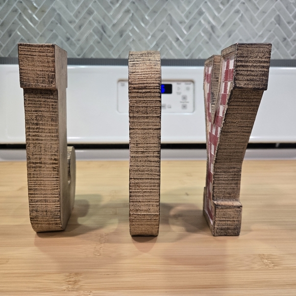 Plaid‎ JOY Holiday Decoration - Picture 4 of 8